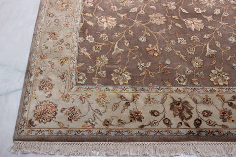 Jaipur Grey Hand Knotted 60 X 93 Area Rug 905-112604 Image 1