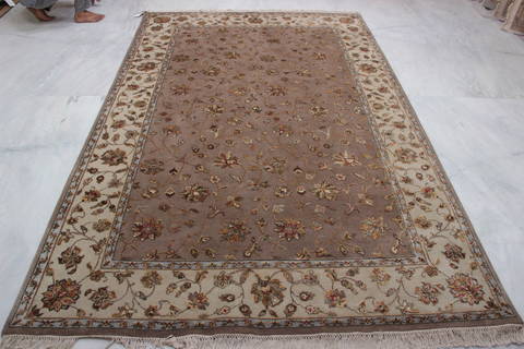 Jaipur Grey Hand Knotted 60 X 93 Area Rug 905-112604 Image 2