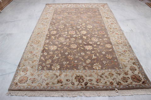 Jaipur Grey Hand Knotted 60 X 93 Area Rug 905-112604 Image 4