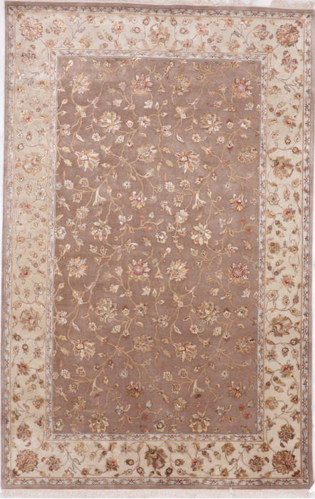 Jaipur Grey Hand Knotted 60 X 93 Area Rug 905-112604 Image 0