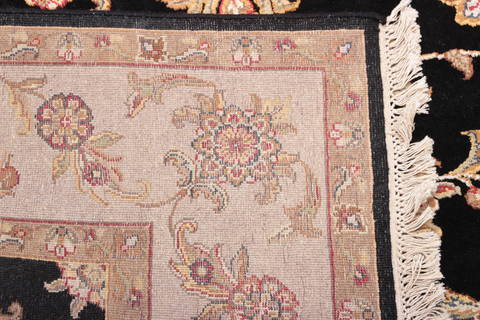 Jaipur Black Hand Knotted 60 X 92 Area Rug 905-112607 Image 3