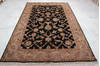 Jaipur Black Hand Knotted 60 X 92  Area Rug 905-112607 Thumb 2