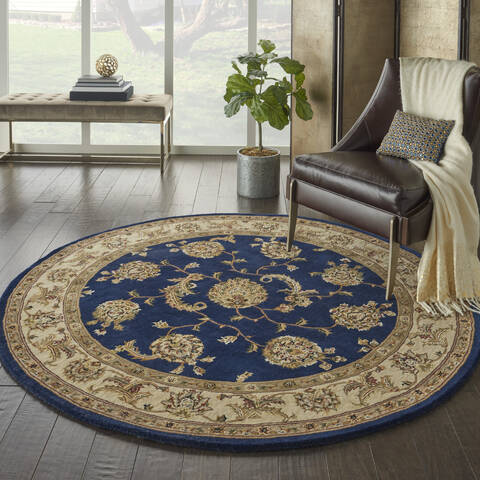 Nourison Nourison 2000 Blue Round 60 X 60 Area Rug 805-112615 Image 3