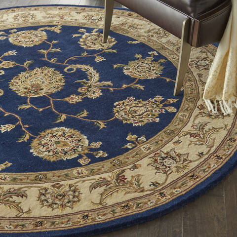 Nourison Nourison 2000 Blue Round 60 X 60 Area Rug 805-112615 Image 4