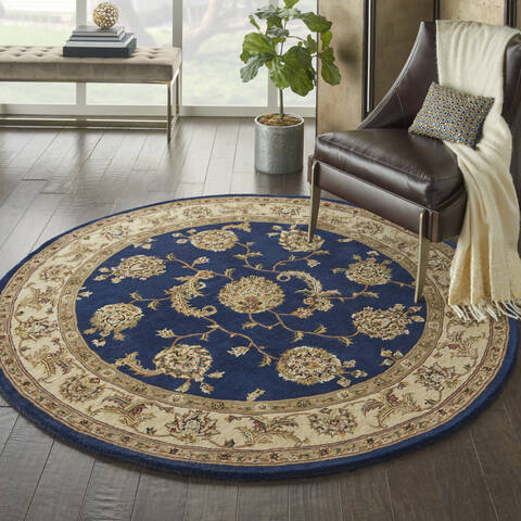 Nourison Nourison 2000 Blue Round 60 X 60 Area Rug 805-112615 Image 5