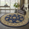 Nourison Nourison 2000 Blue Round 60 X 60 Area Rug 805-112615 Thumb 3