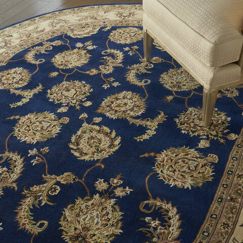 Nourison Nourison 2000 Blue Oval 76 X 96 Area Rug 805-112616 Image 4