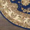 Nourison Nourison 2000 Blue Oval 76 X 96 Area Rug 805-112616 Thumb 1