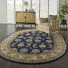 Nourison Nourison 2000 Blue Oval 76 X 96 Area Rug  805-112616 Thumb 5