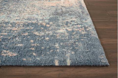 Nourison ABSTRACT SHAG Grey 76 X 96 Area Rug 805-112625 Image 1