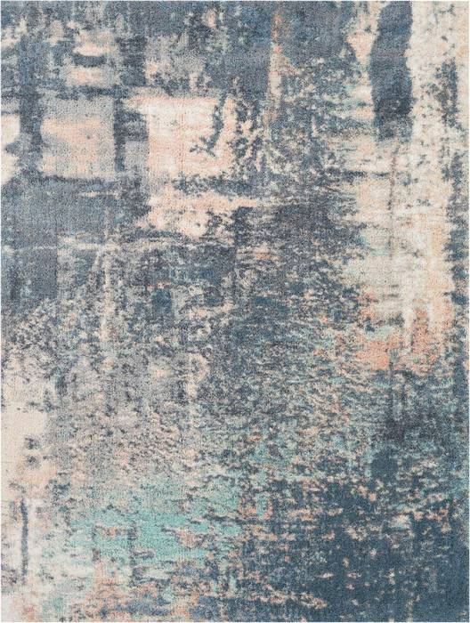 Nourison ABSTRACT SHAG Grey 76 X 96 Area Rug 805-112625 Image 0