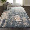 Nourison ABSTRACT SHAG Grey 76 X 96 Area Rug  805-112625 Thumb 3