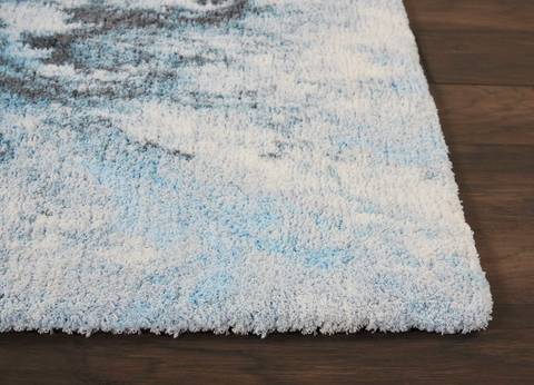Nourison ABSTRACT SHAG Blue 50 X 70 Area Rug 805-112632 Image 1