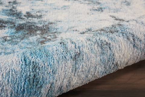 Nourison ABSTRACT SHAG Blue 50 X 70 Area Rug 805-112632 Image 4