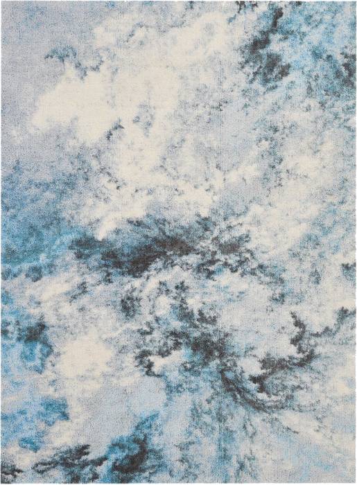 Nourison ABSTRACT SHAG Blue 50 X 70 Area Rug 805-112632 Image 0