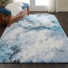 Nourison ABSTRACT SHAG Blue 50 X 70 Area Rug 805-112632 Thumb 3