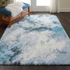 Nourison ABSTRACT SHAG Blue 50 X 70 Area Rug  805-112632 Thumb 3