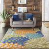 Nourison Aloha Multicolor 60 X 90 Area Rug  805-112640 Thumb 3