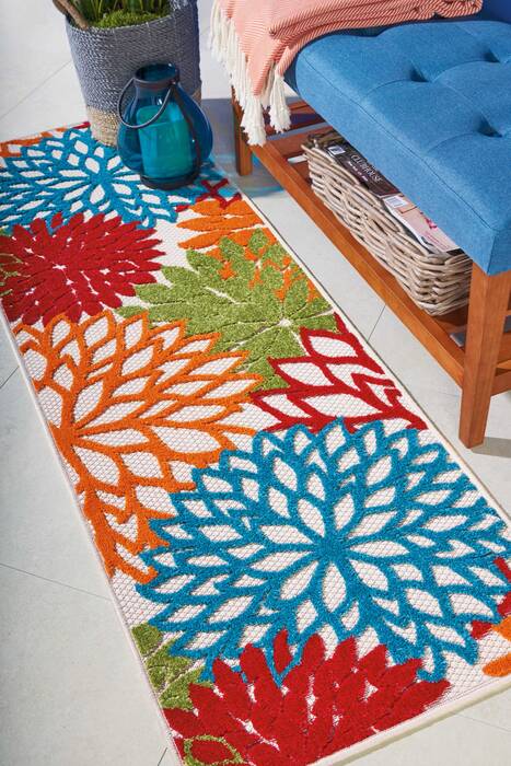 Nourison Aloha Multicolor Runner 20 X 60 Area Rug 805-112646 Image 3