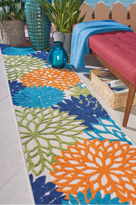 Nourison Aloha Multicolor Runner 23 X 100 Area Rug 805-112648 Image 4