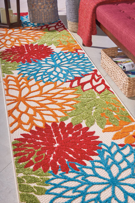 Nourison Aloha Multicolor Runner 23 X 100 Area Rug  805-112649 Image 6