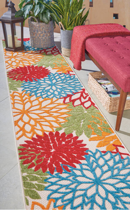 Nourison Aloha Multicolor Runner 23 X 120 Area Rug 805-112650 Image 3