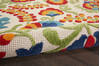 Nourison Aloha Multicolor Round 710 X 710 Area Rug 805-112656 Thumb 2