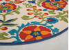 Nourison Aloha Multicolor Round 40 X 40 Area Rug 805-112657 Thumb 5
