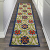 Nourison Aloha Blue Runner 20 X 60 Area Rug  805-112670 Thumb 3