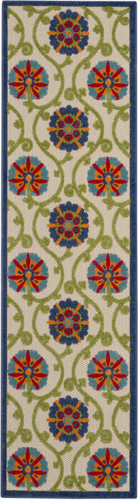 Nourison Aloha Blue Runner 23 X 100 Area Rug 805-112672 Image 0