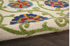 Nourison Aloha Blue Round 40 X 40 Area Rug 805-112673 Thumb 2