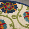 Nourison Aloha Blue Round 40 X 40 Area Rug 805-112673 Thumb 4