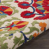 Nourison Aloha Red Round 53 X 53 Area Rug 805-112678 Thumb 2