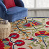 Nourison Aloha Red Round 710 X 710 Area Rug 805-112679 Thumb 4