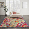 Nourison Aloha Red 710 X 106 Area Rug  805-112680 Thumb 3