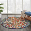 Nourison Aloha Multicolor Round 53 X 53 Area Rug  805-112689 Thumb 3