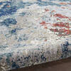 Nourison Artworks Blue 79 X 99 Area Rug 805-112693 Thumb 2