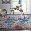 Nourison Artworks Blue 79 X 99 Area Rug 805-112693 Thumb 5
