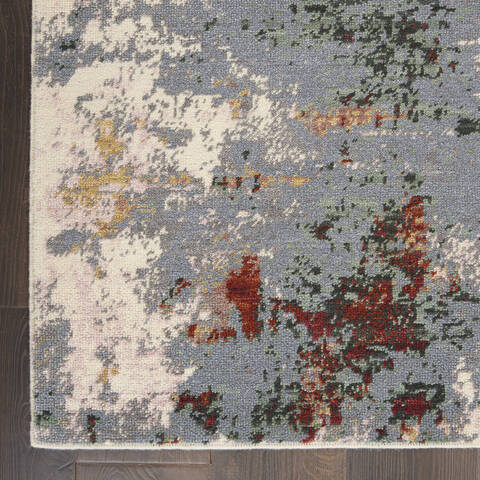 Nourison Artworks Grey 79 X 99 Area Rug 805-112694 Image 1