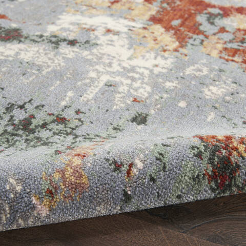 Nourison Artworks Grey 79 X 99 Area Rug 805-112694 Image 2