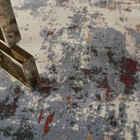 Nourison Artworks Grey 79 X 99 Area Rug 805-112694 Image 4