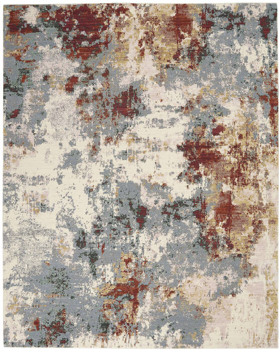 Nourison Artworks Grey 79 X 99 Area Rug 805-112694 Image 0