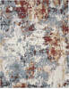 Nourison Artworks Grey 96 X 126 Area Rug 805-112700 Thumb 0