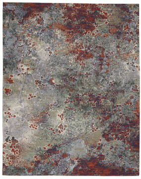 Nourison Artworks Red 7'9" X 9'9" Area Rug  805-112703