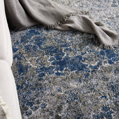 Nourison Artworks Blue 86 X 116 Area Rug 805-112704 Image 4