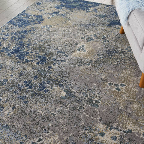 Nourison Artworks Blue 56 X 80 Area Rug 805-112706 Image 4