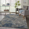 Nourison Artworks Blue 56 X 80 Area Rug  805-112706 Thumb 5