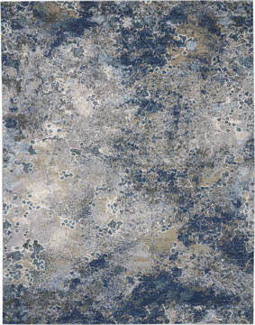Nourison Artworks Blue Rectangle 10x12 ft Wool Carpet 112707