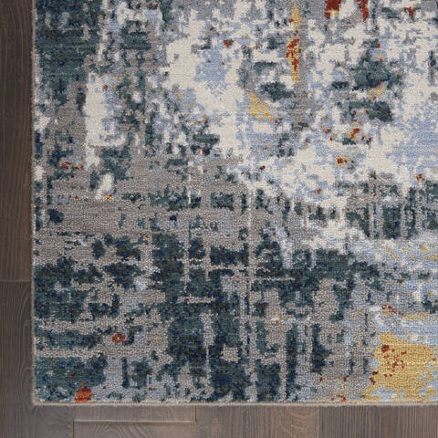 Nourison Artworks Grey 79 X 99 Area Rug 805-112711 Image 1