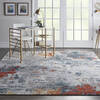 Nourison Artworks Grey 79 X 99 Area Rug  805-112711 Thumb 3